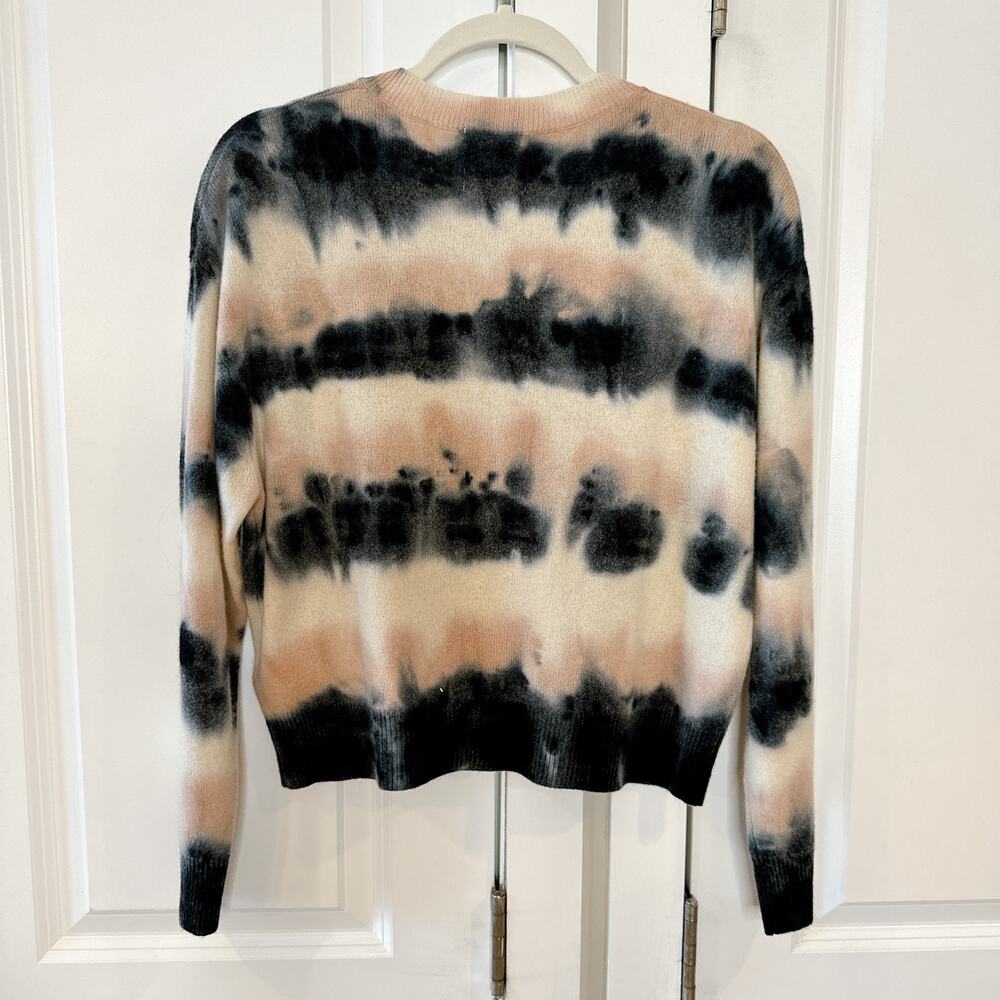 CRUSH Cashmere Tie Dye Malibu Jumper in Black Nectar | 2 - Picture 6 of 12